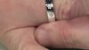 Zilveren ring met zirkonen (Ornaments by de Melo)