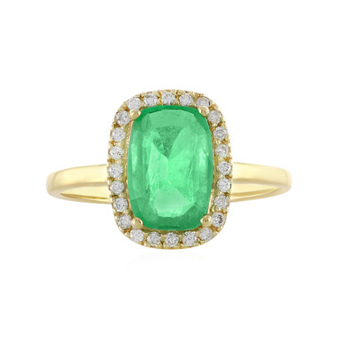 Äthiopischer Smaragd-Goldring (AMAYANI)