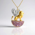 Collana in argento con Ametista (Gems en Vogue)