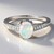 Anello in argento con Opale di Welo