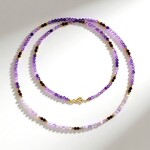 Collier en argent et Quartz Fleur de Lys (Riya)