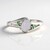Anello in argento con Opale Australiano
