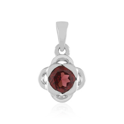 Pendentif en argent et Grenat du Mozambique