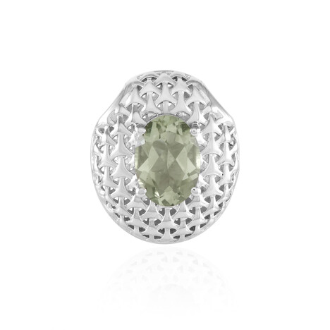 Ciondolo in argento con Ametista Verde (MONOSONO COLLECTION)