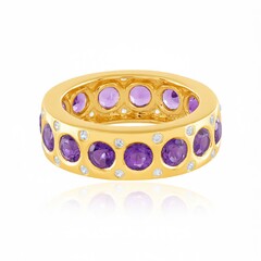 Sibirischer Amethyst-Silberring (de Melo Essence)