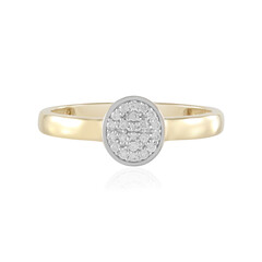 Gouden ring met SI2 (H) Diamanten (de Melo)