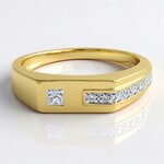 Anello in oro con Diamante SI1 (G) (Annette)