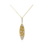 14K I1 (H) Diamond Gold Necklace (CIRARI)
