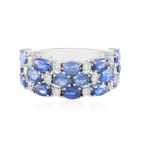 Nepalesischer Kyanit-Silberring