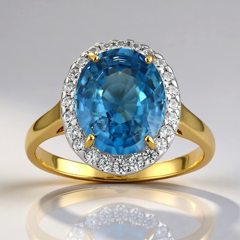 Anello in oro con Zircone Ratanakiri (Adela Gold)