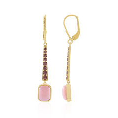 Pink Opal Silver Earrings (KM by Juwelo)