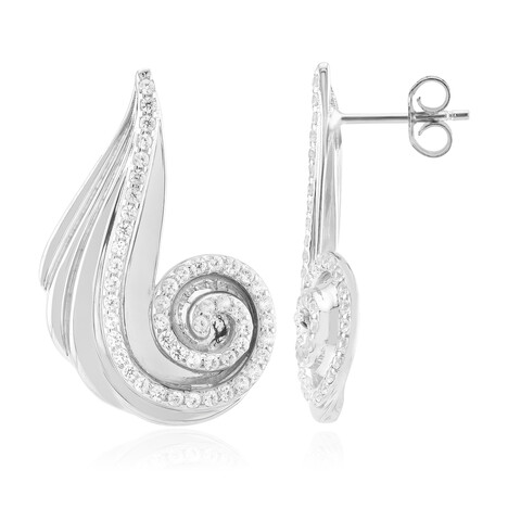 Zircon Silver Earrings (SAELOCANA)