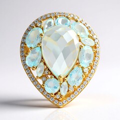 Anello in argento con Topazio Blu Cielo