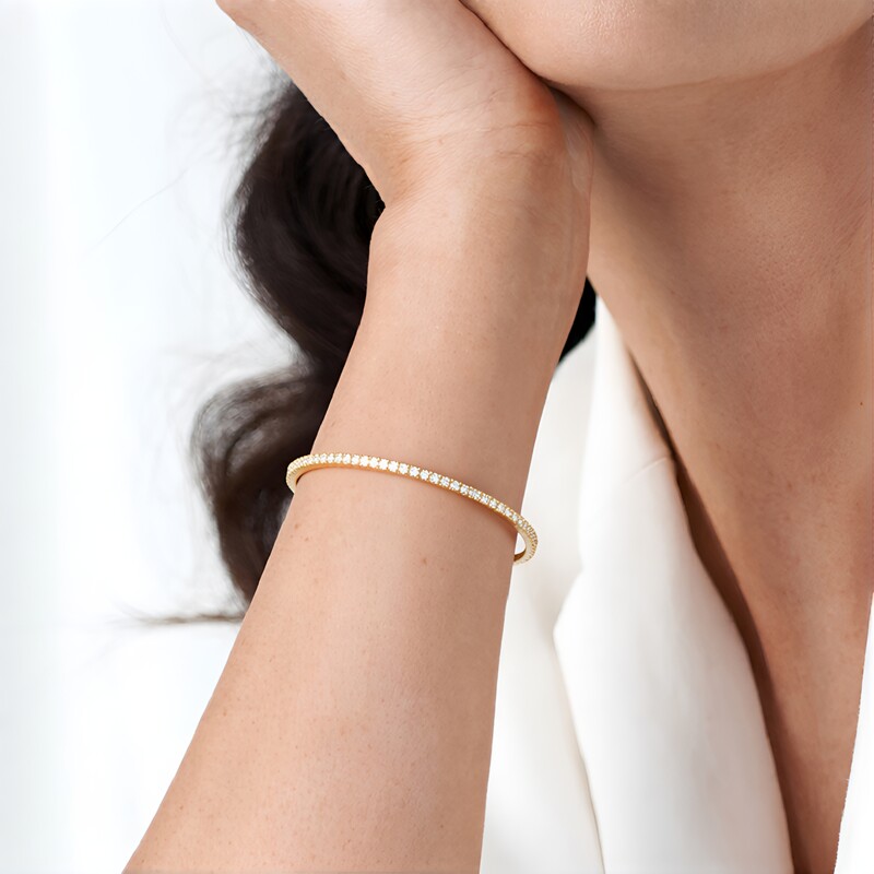 Bransoletka bangle ze złota - Diament SI1 (H) (CIRARI)