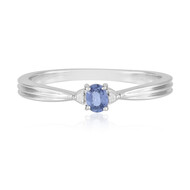 Blauer Ceylon-Saphir-Silberring