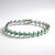 Bracciale in argento con Peridoto della Birmania