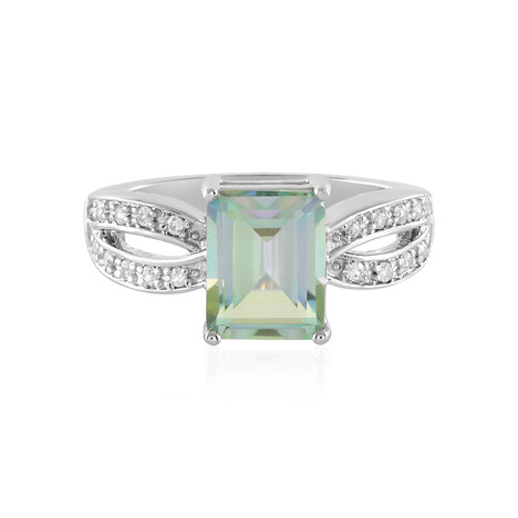 Bergsee-Quarz-Silberring