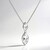 Collana in argento con Topazio Bianco