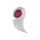 Pendentif en argent et Rubis de Bemainty (MONOSONO COLLECTION)