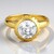 Anello in argento con Topazio Bianco