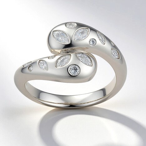 Anello in argento con Zircone