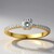 Anello in oro con Diamante VVS1 (G) (Annette)