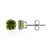 Boucles d'oreilles en argent et Péridot de Birmanie