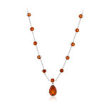 Collana in argento con Citrino Madeira (de Melo Essence)