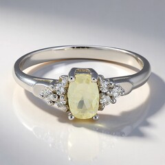 Anello in argento con Ortoclasio
