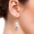 Boucles d'oreilles en argent et Perle de culture d'eau douce rose (TPC)