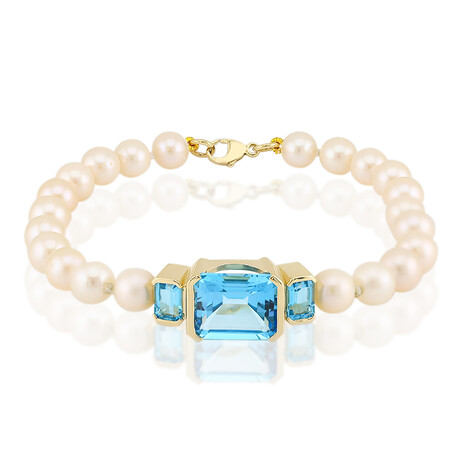 9K Marambaia Topaz Gold Bracelet (Michelle Albala)