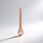 Ciondolo in argento con Quarzo Rosa (MONOSONO COLLECTION)