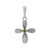 Pendentif en argent et Diamant jaune I2