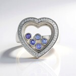 Bague en argent et Tanzanite