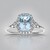 Anello in oro con Acquamarina Brasiliana AAA (CIRARI)