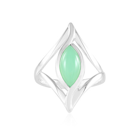 Chrysopras-Silberring (KM by Juwelo)