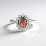 Anello in argento con Opale Mezezo