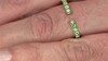 Zilveren ring met Tanzania Tsavorieten (de Melo Essence)