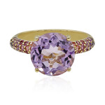 Lavendel-Amethyst-Silberring (Adela Silber)