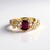 Anello in argento con Rodolite di Naktamunda
