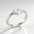 Anello in argento con Topazio Bianco