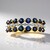 Anello in oro con Zaffiro Kanchanaburi