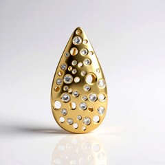 Ciondolo in oro con Diamante Champagne I2 (de Melo Gold)
