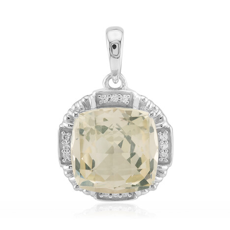 Colgante en plata con Piedra del sol de Oregón