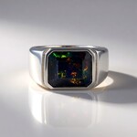 Anello in argento con Opale Mezezo