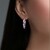 14K Pink Sapphire Gold Earrings (CIRARI)