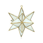 Accesorio en latón con Concha de capiz