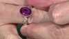 Zilveren ring met een Roze Fluoriet (Gems en Vogue)