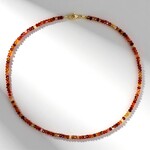 Collana in argento con Corniola
