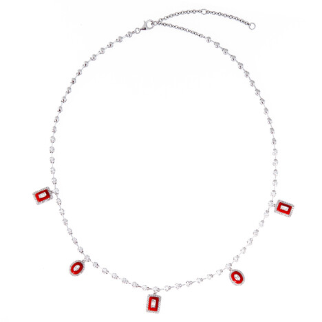 Collar en oro con Diamante SI1 (H) (de Melo)